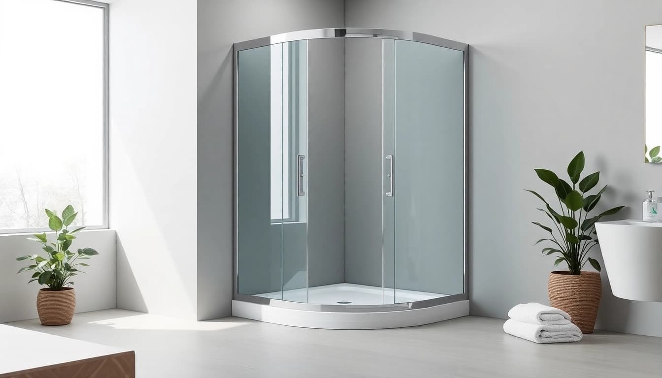 Entdecken Sie die elegante sonni Duschkabine 80x80 mit glasklarer Gestaltung und modernen Akzenten.