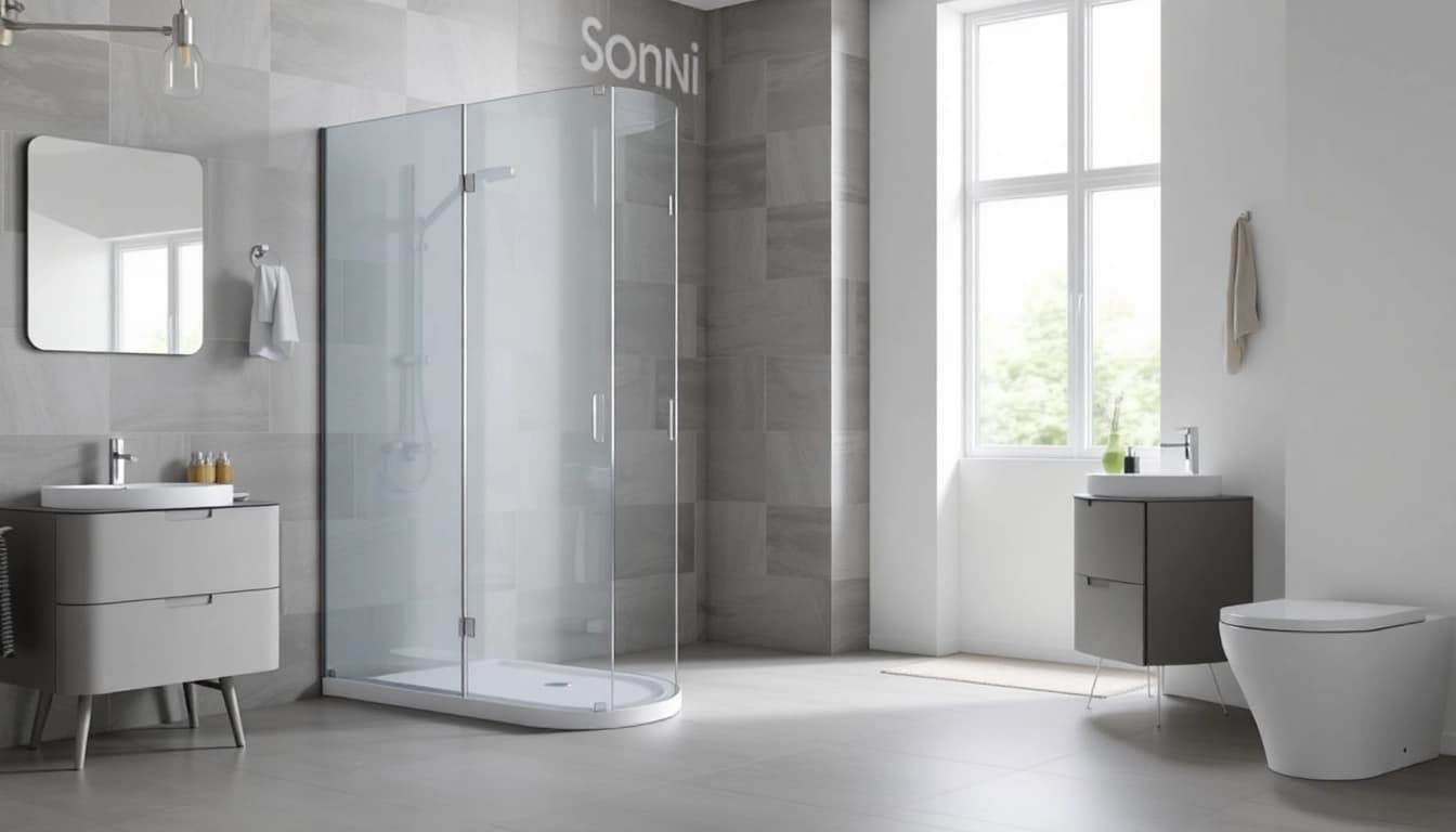 Erleben Sie die Eleganz von Sonni sanitär in einem modernen Badezimmer mit stilvollen Armaturen.