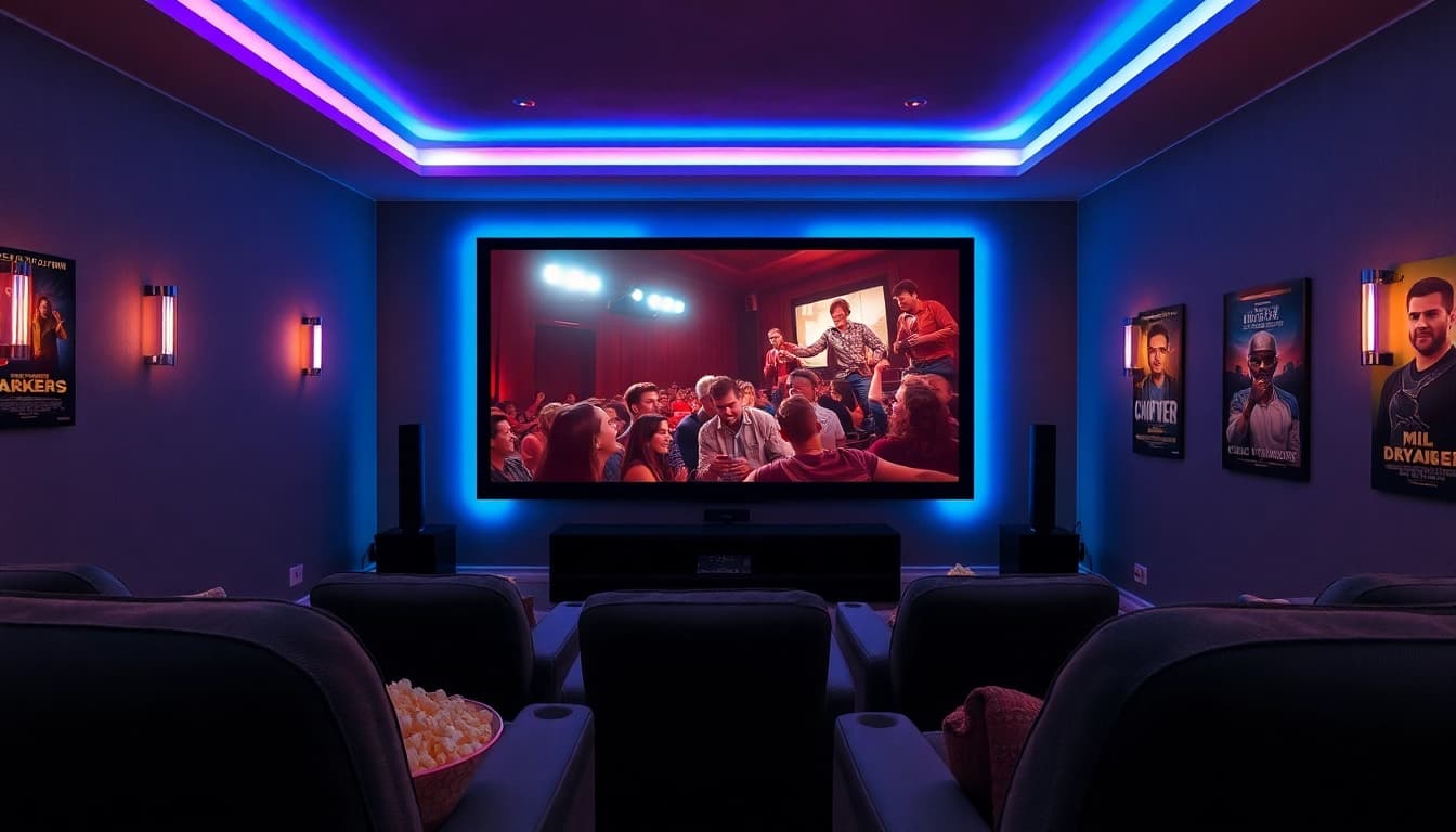 ดูหนังออนไลน์ ในโรงภาพยนตร์ที่บ้านที่มีบรรยากาศอบอุ่นและเต็มไปด้วยความสนุกสนาน
