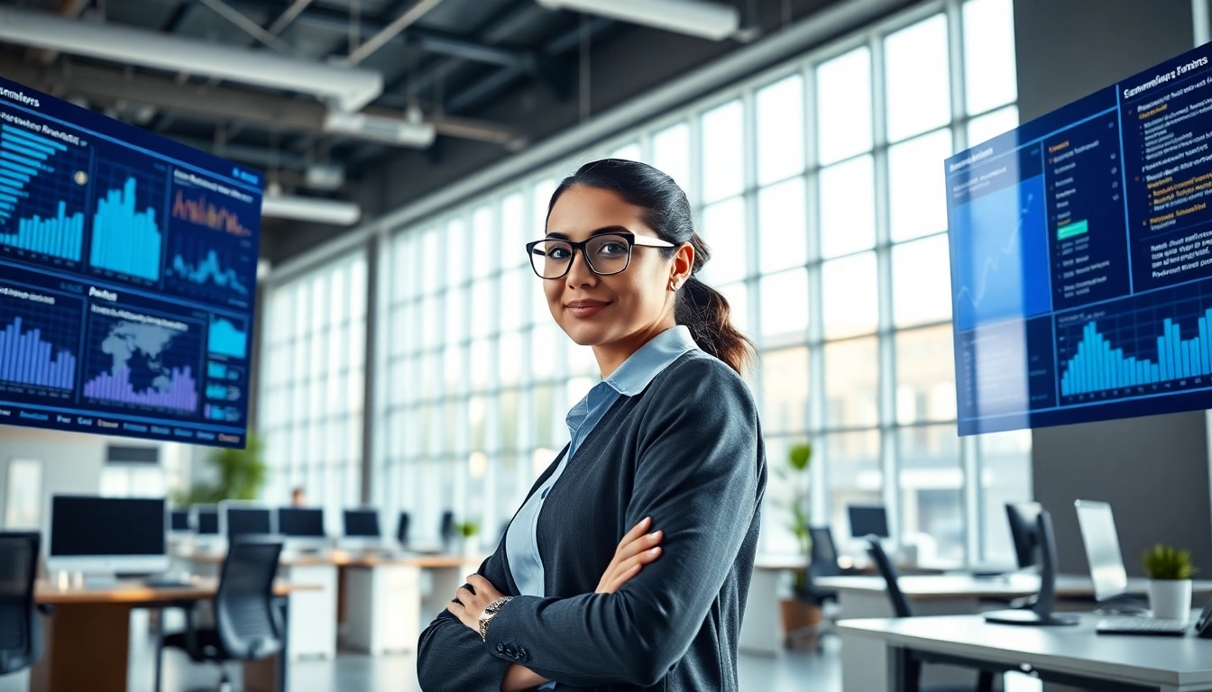 Enhance productivity with an enterprise assistant in a modern office space.