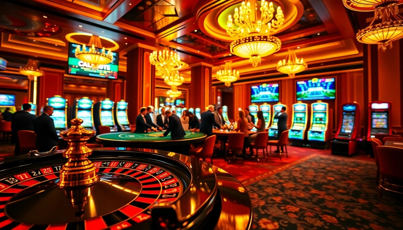 Tk88 MVP players enjoying vibrant poker and roulette excitement in a luxurious casino setting.