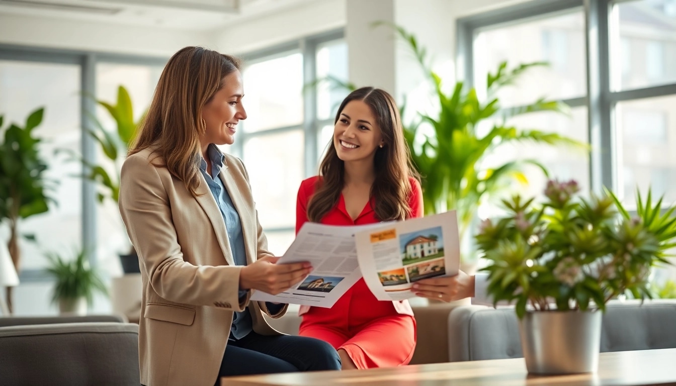Engaging real estate consultation highlighting professional guidance on property listings.