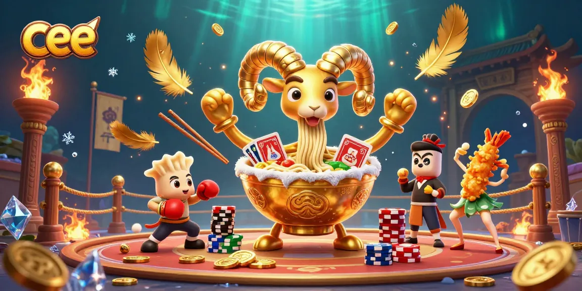 Engage with cee in a vibrant 3D casino scene filled with animated characters and dynamic game elements.