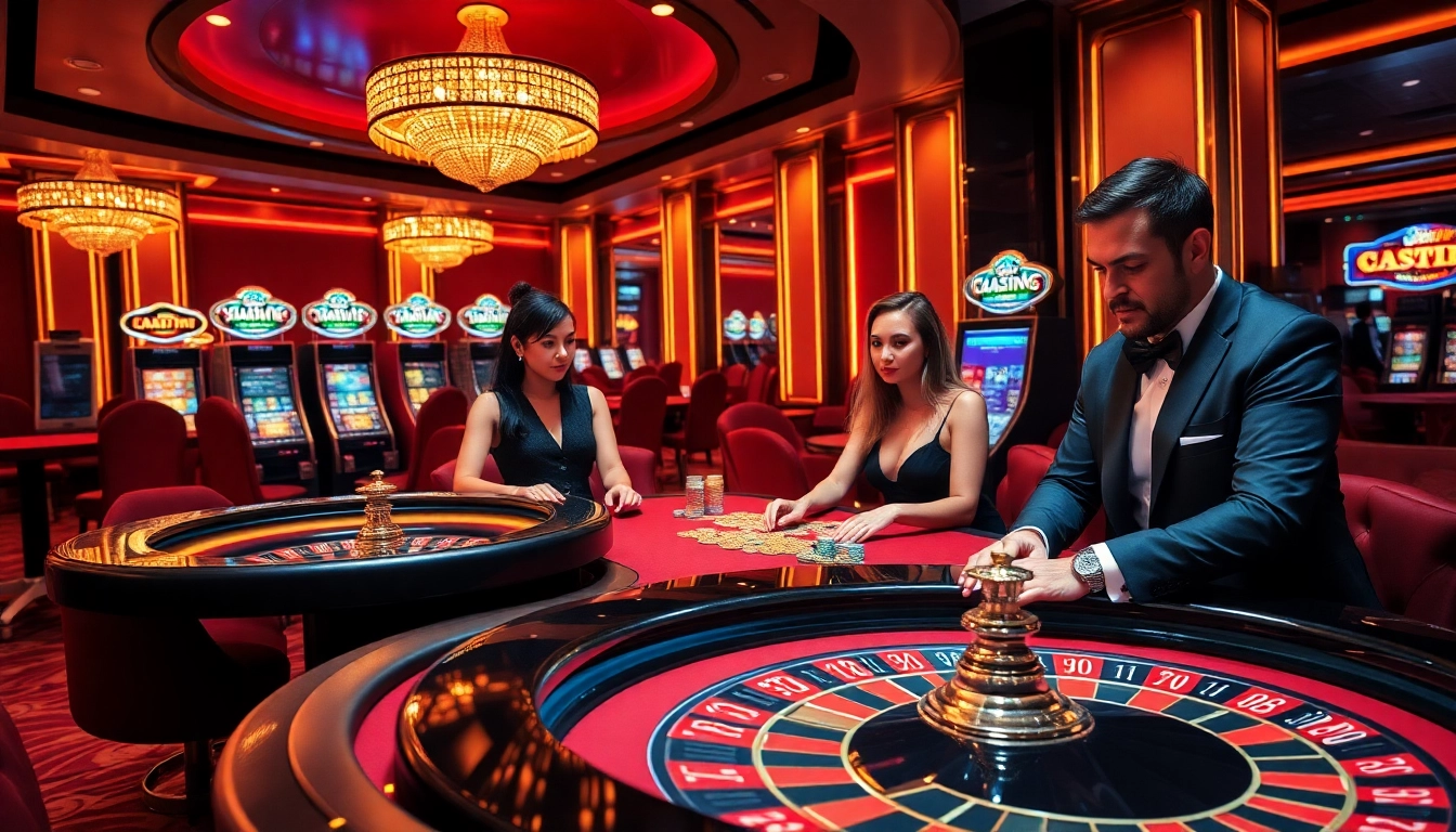 Experience the thrill of gaming at iwinclub with luxurious casino tables and professional dealers.