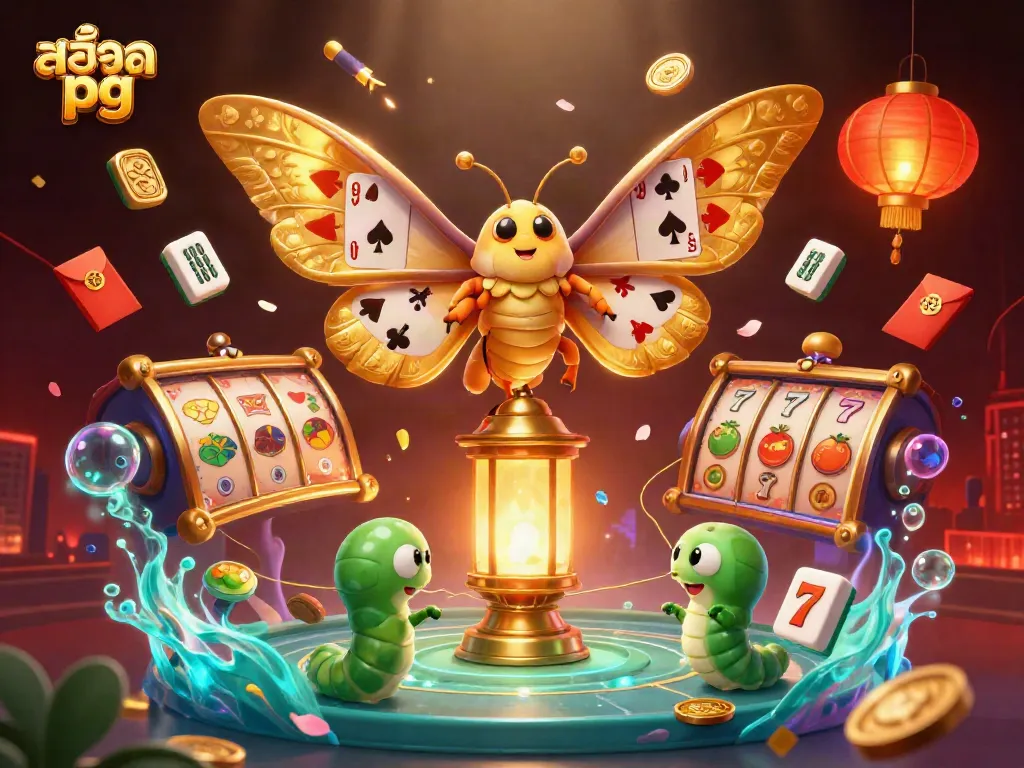 Engage with thrilling สล็อต pg action featuring vibrant characters and dynamic casino elements.