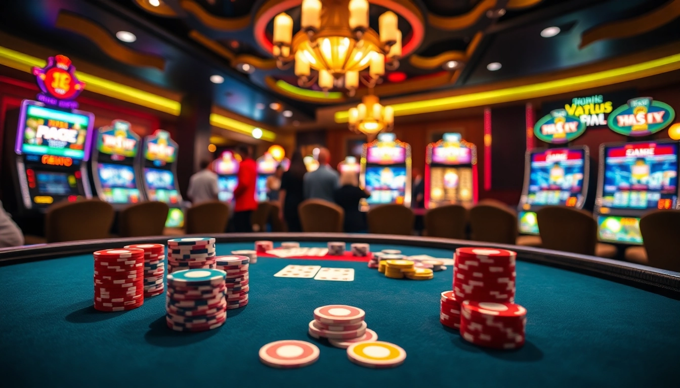 Experience thrilling gambling with https://vaoluoitv.it.com featuring poker tables and vibrant casino atmosphere.