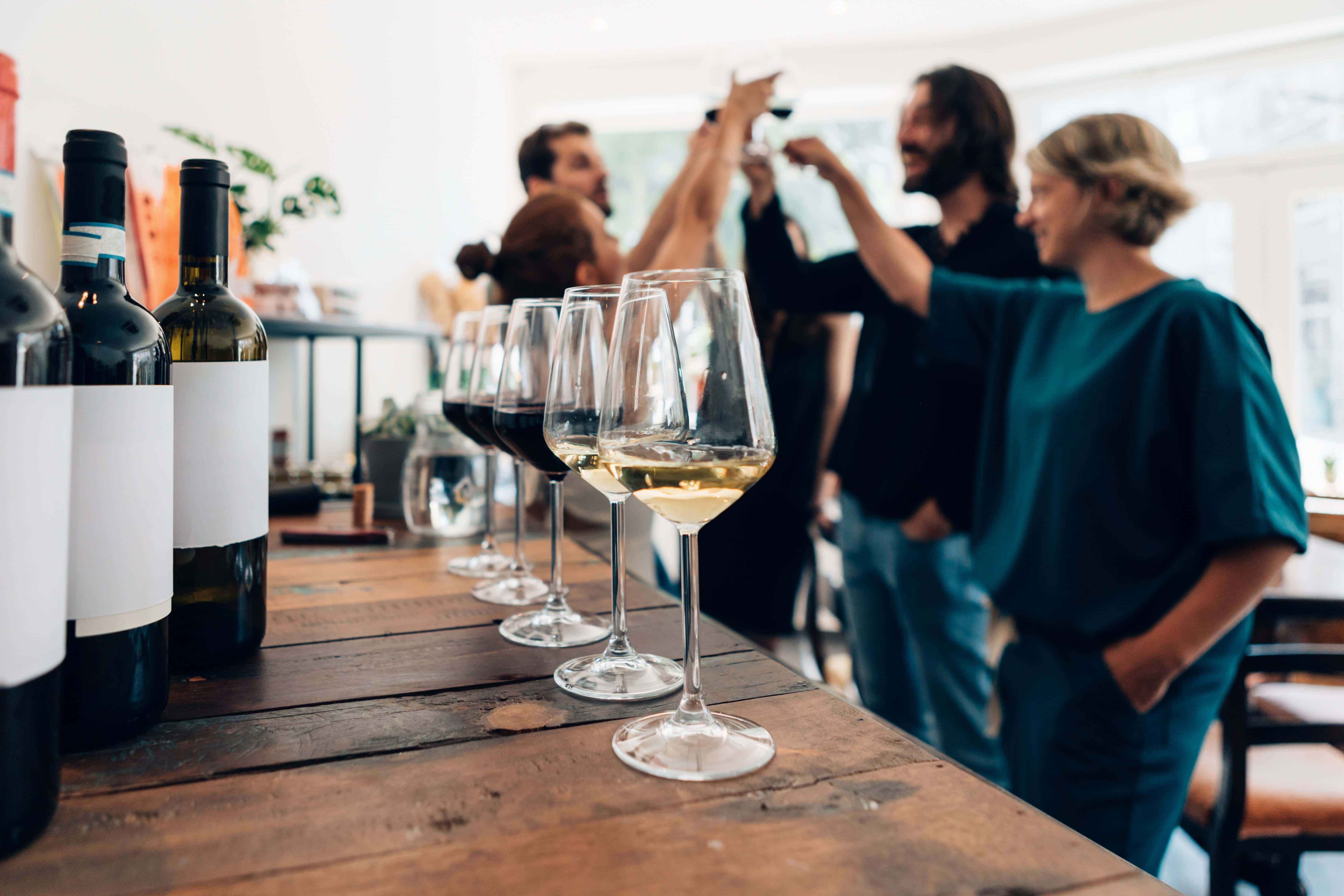 Explore Vineyards with a Limo Bus Wine Tour