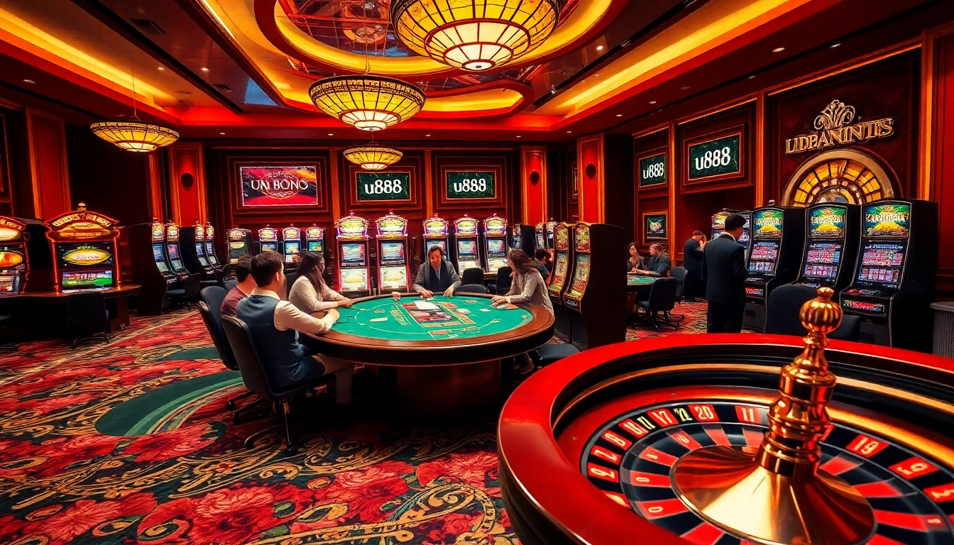 Experience the thrill of winning at u888 with an engaging casino atmosphere.