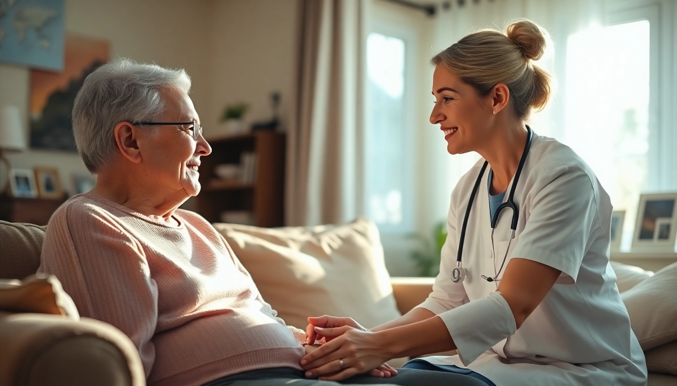 Provide in home care near me with compassionate assistance in a warm home setting.