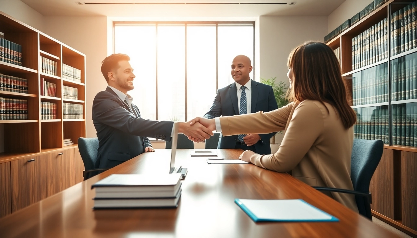 Consultation with an Orlando Injury Lawyer in a professional law office environment.