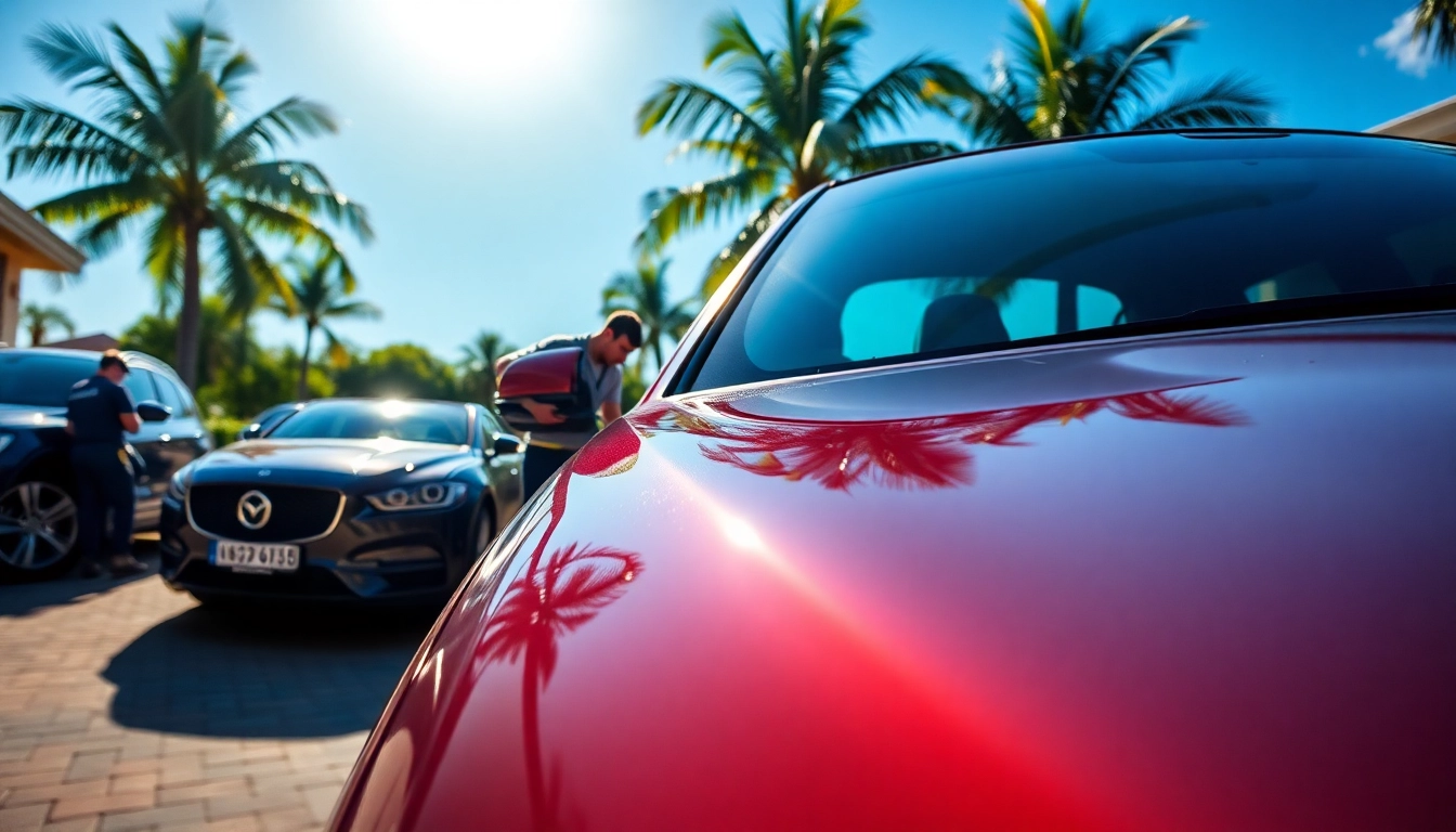 Enhance your vehicle with mobile detailing West Palm Beach for a professional, polished finish in sunny settings.