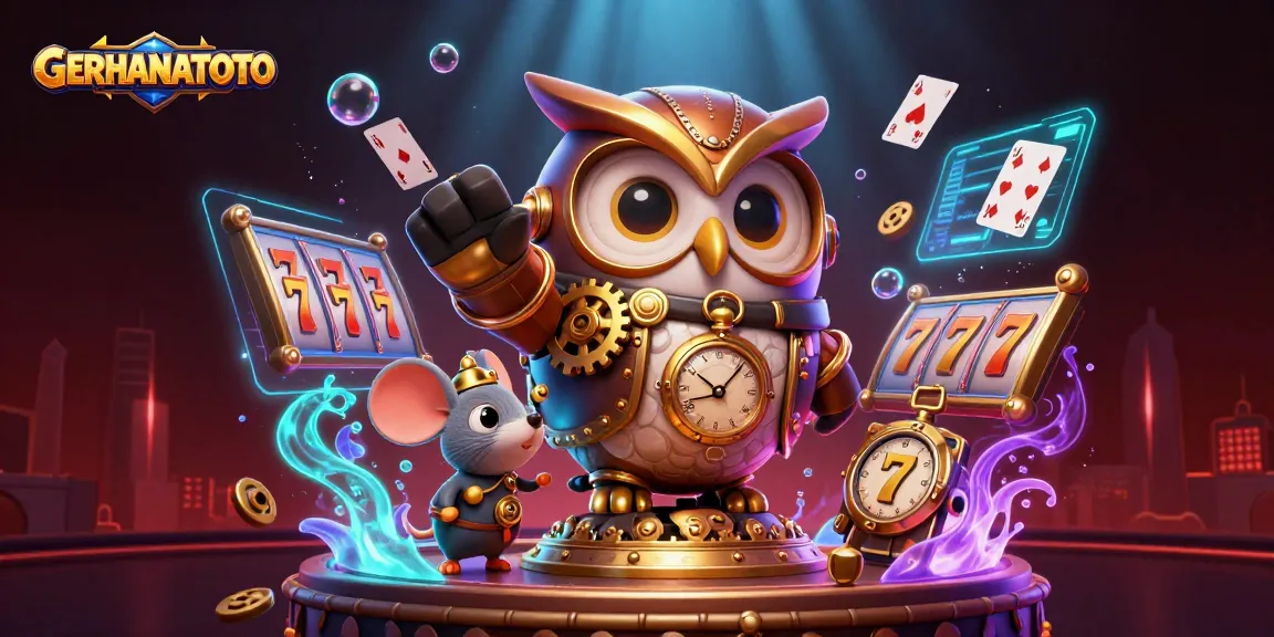 GERHANATOTO untuk permainan slot dengan elemen kasino steampunk yang menarik dan penuh warna