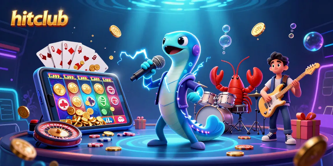 Hitclub combines thrilling gameplay with vibrant underwater visuals featuring an eel DJ and casino elements.