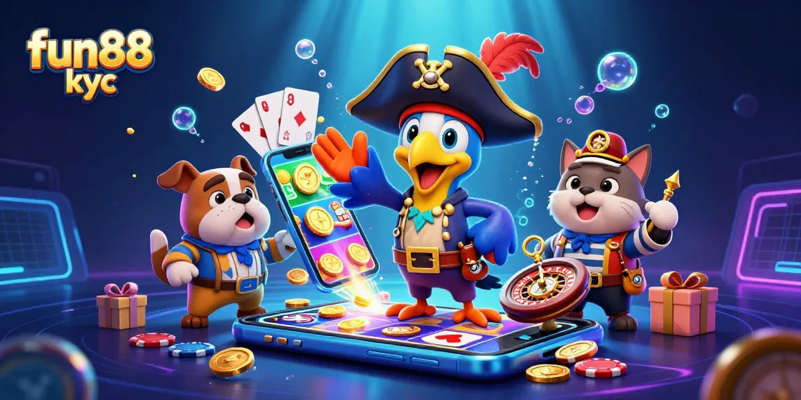 Chơi cá cược trực tuyến tại Fun88 KYC với hình ảnh sôi động, đầy màu sắc và đồ họa đẹp mắt.