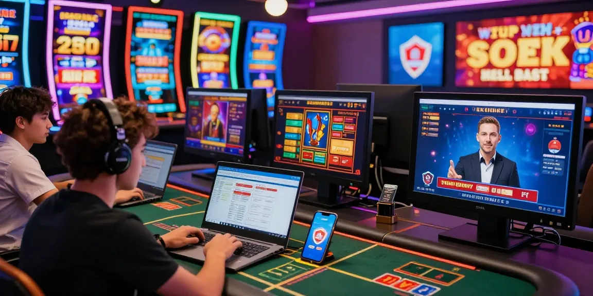 Explore the exciting world of credit card casinos at https://lctltd.co.uk with players engaging in thrilling games in a vibrant online setting.