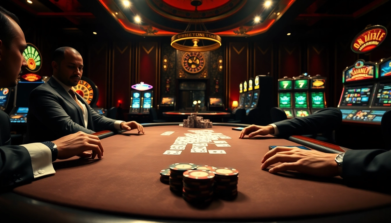 Players at the poker table enjoying a game at https://789f.town/, creating an atmosphere of excitement.