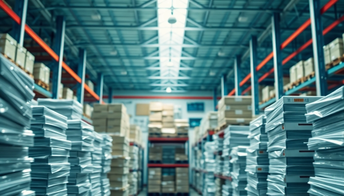 Manage excess inventory effectively in a professional warehouse setup.