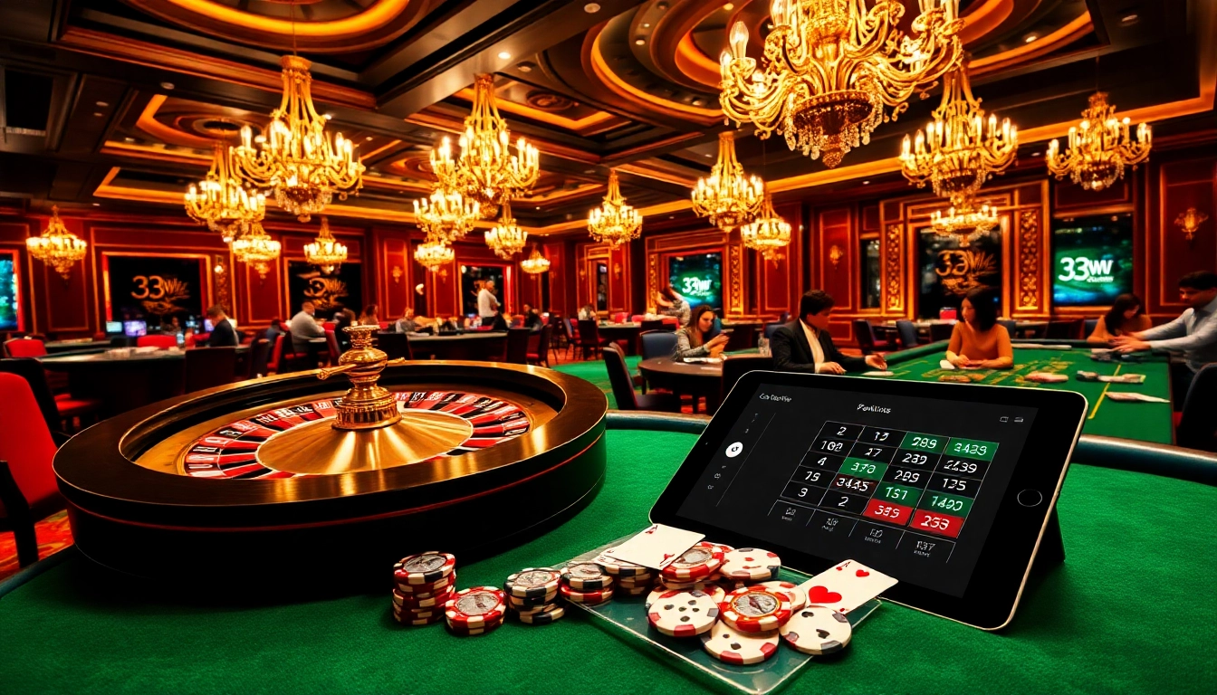Experience the thrill of playing at 33win with lively casino games and exciting betting options.