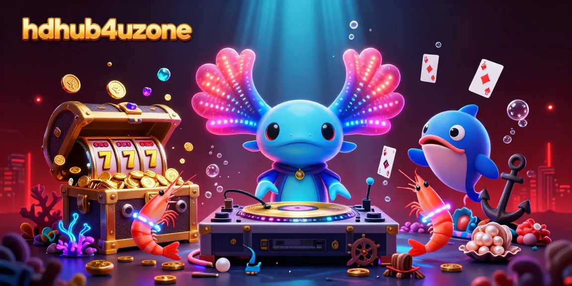 Menghadirkan hdhub4uzone saat DJ axolotl neon beraksi di dunia slot online dengan koin emas dan harta karun bawah laut.