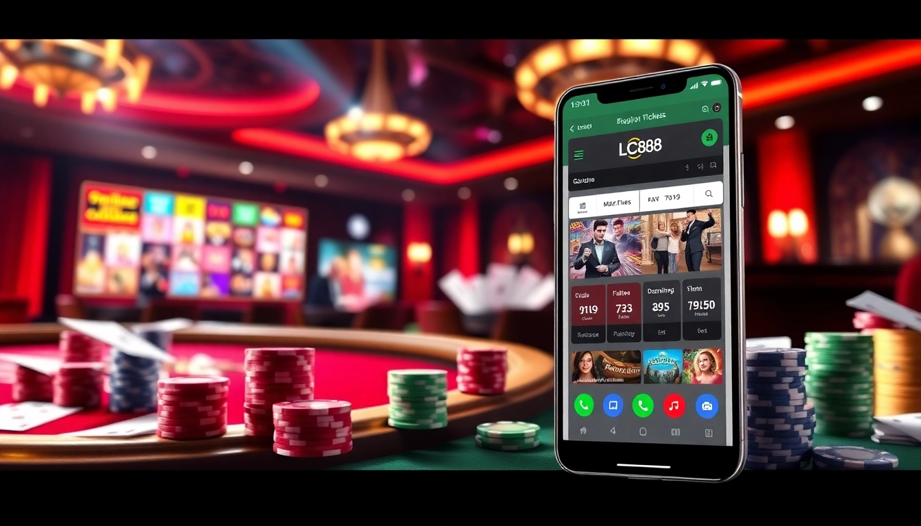 Experience thrilling gameplay at lc88 with vibrant online casino games and elegant betting tables.