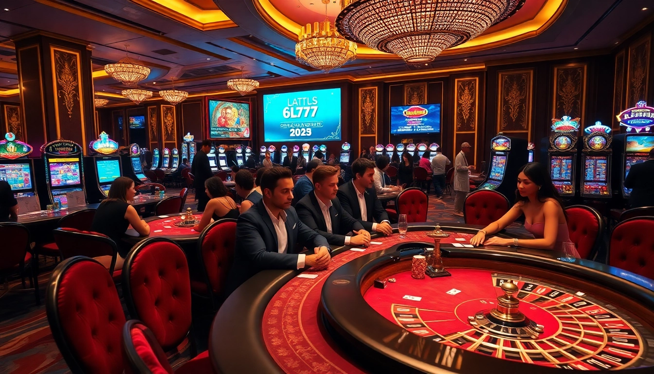 Experience thrilling gameplay at https://www.6l777.org/ with professional gamblers and luxury casino tables.