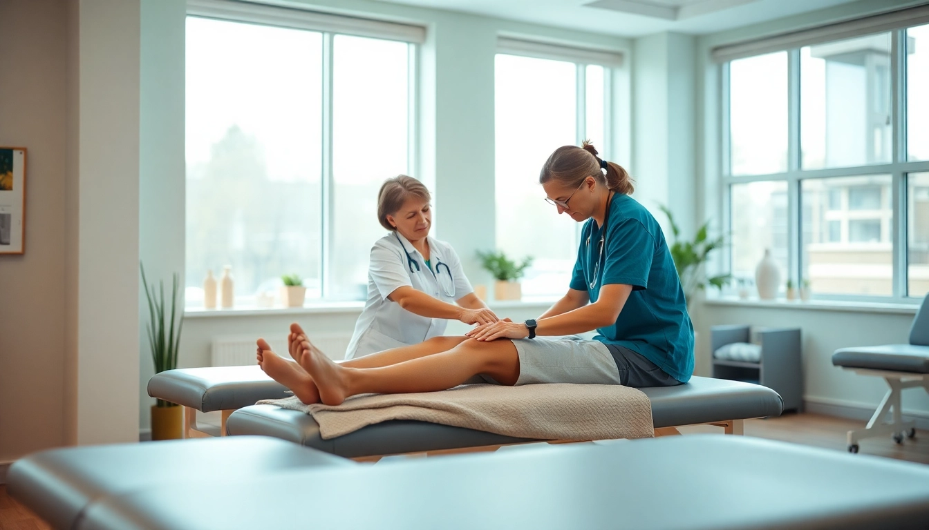 Experienced physiotherapy professionals assisting clients in physiotherapy edmonton.