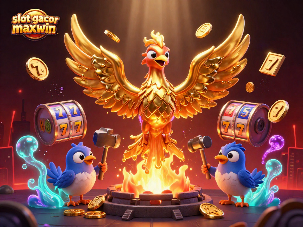Spin the reels for a chance to win with slot gacor maxwin at this fiery casino scene!