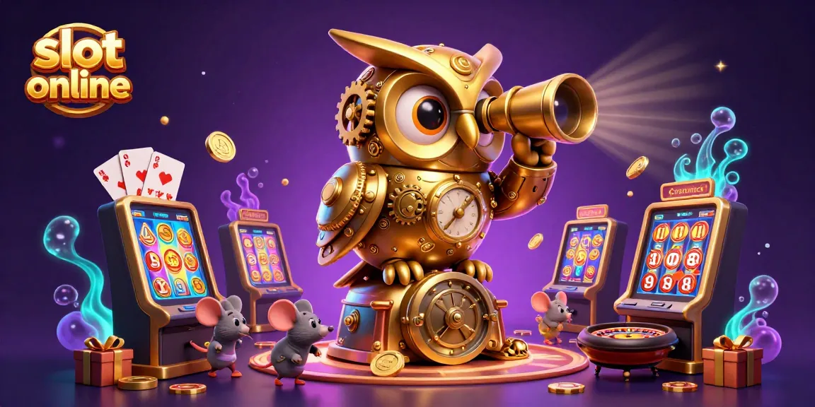 Mainkan slot online melalui gambar 3D detail tinggi yang menampilkan kombinasi simbol megah dan suasana kasino.
