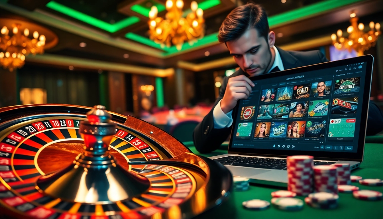 Experience the thrill of Dinamit4D with exciting casino visuals and vibrant gaming elements.