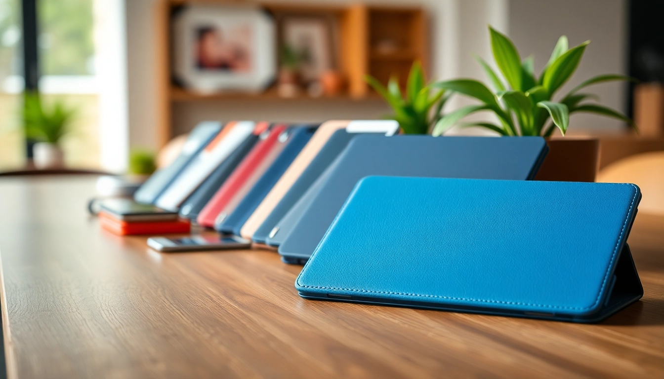 Fundas para iPad vibrantes diseñadas para proteger y embellecer el dispositivo.