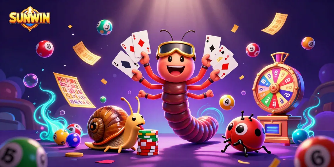 SUNWIN brings excitement with vibrant characters and dynamic game elements in a thrilling casino scene.