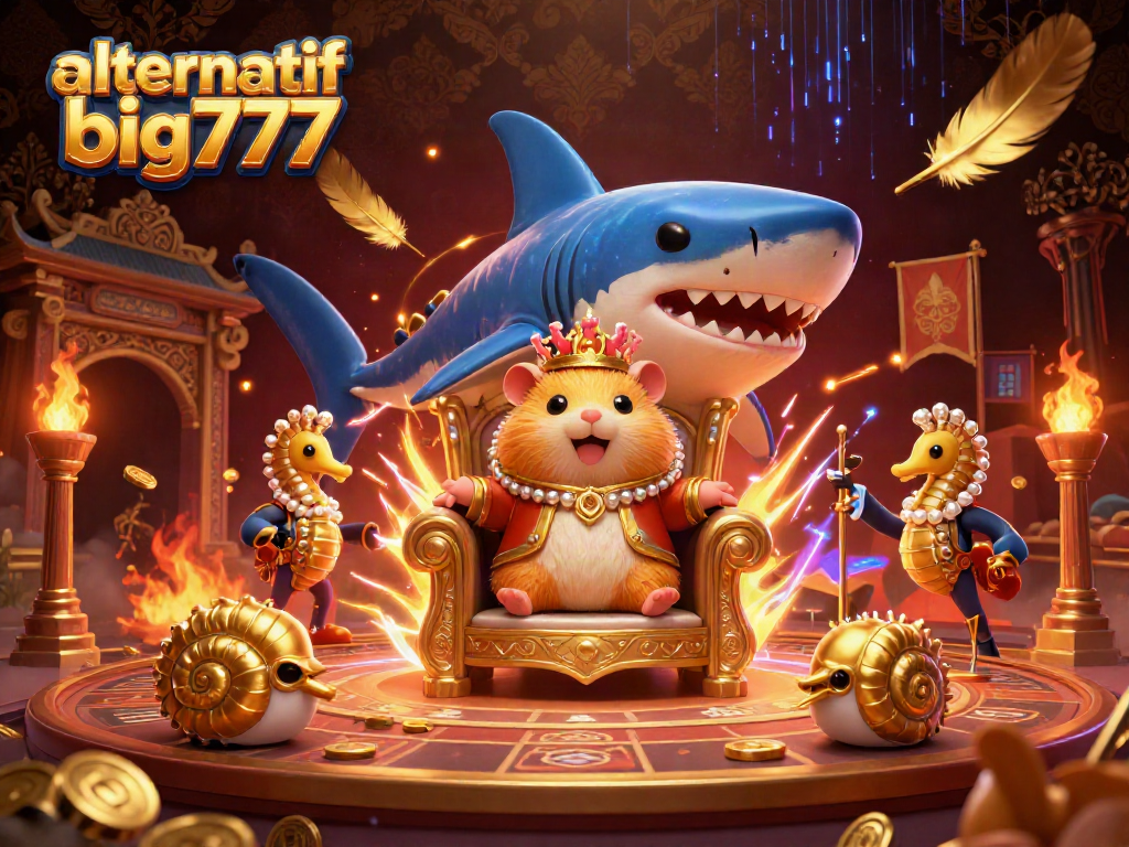 Join the fierce golden hamster king on his megalodon throne in the onafhankelijk big777 Casino.
