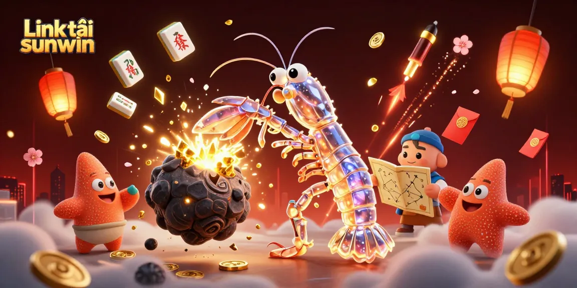 Experience thrilling gameplay with the Link tải sunwin; vibrant illustration showcasing a dynamic casino adventure.