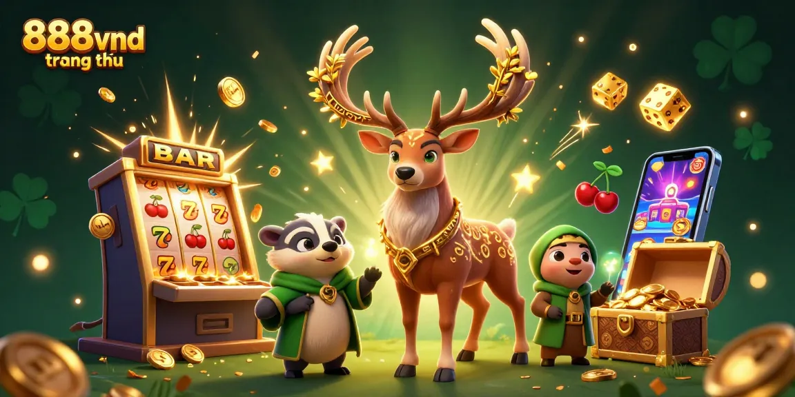 Engage in thrilling gameplay adventures at 888vnd trang chủ with vibrant casino elements and characters.