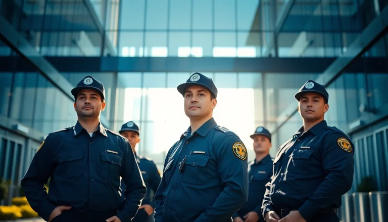 Security Company providing professional on-site guarding services with vigilant officers in action.