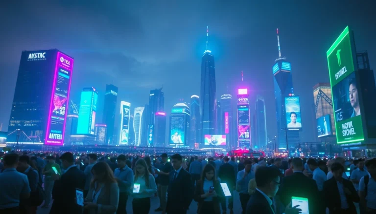 Enhance engagement with https://rr88sn.com/ in a vibrant digital city filled with high-tech elements.