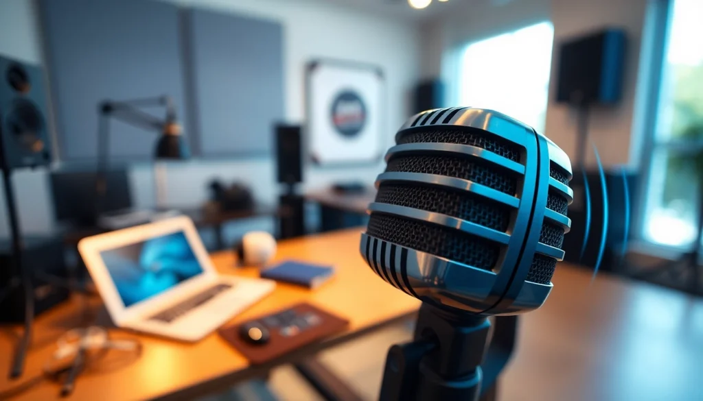 MV88 microphone showcased in a modern, professional workspace, symbolizing innovation and audio capture excellence.