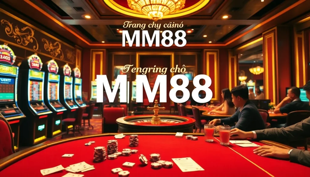 Experience the excitement of Trang chủ MM88 with captivating poker games and vibrant slot machines.