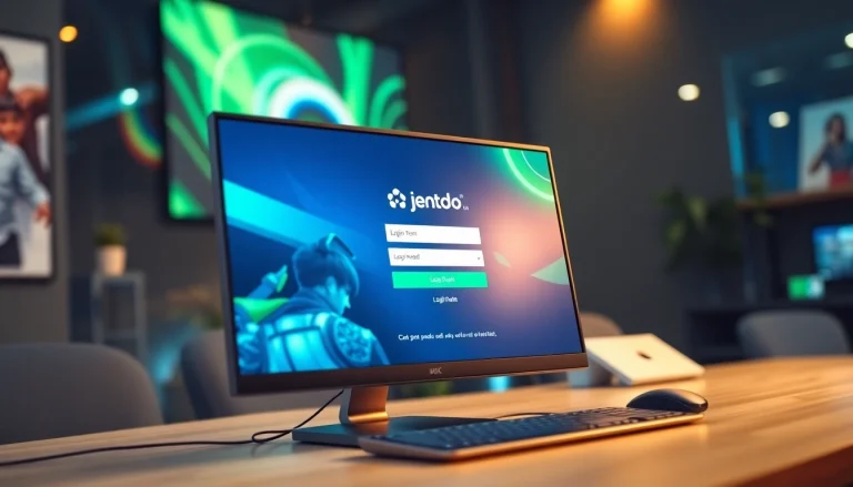 Masuk ke jentoto login dengan tampilan antarmuka modern dan menarik.