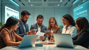 Современная финансовая офисная сцена: разные специалисты обсуждают решения 79king в области страхования в 2025 году