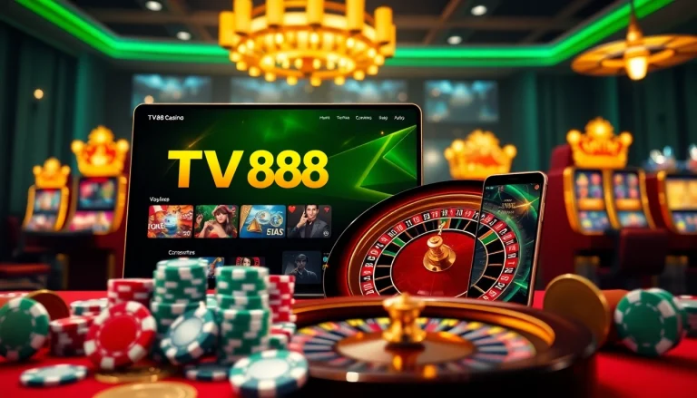 Players engaging with immersive games at TV88's top-rated online casino platform.
