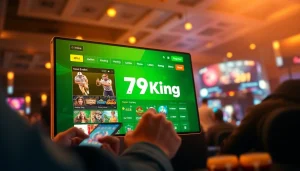 79King online gambling interface with sports and casino games