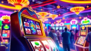 Menangkan permainan batman138 slot dengan suasana kasino yang energik dan penuh warna.