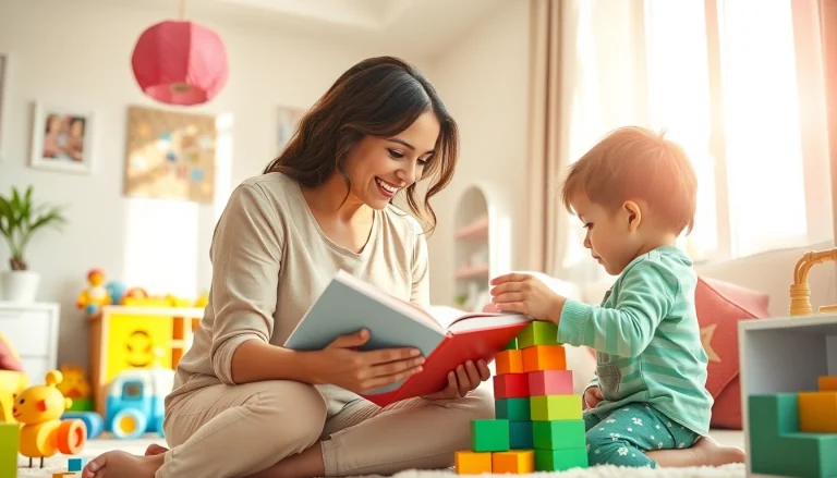 Engaging live-out nanny Abu Dhabi providing care and support to children in a warm home setting.