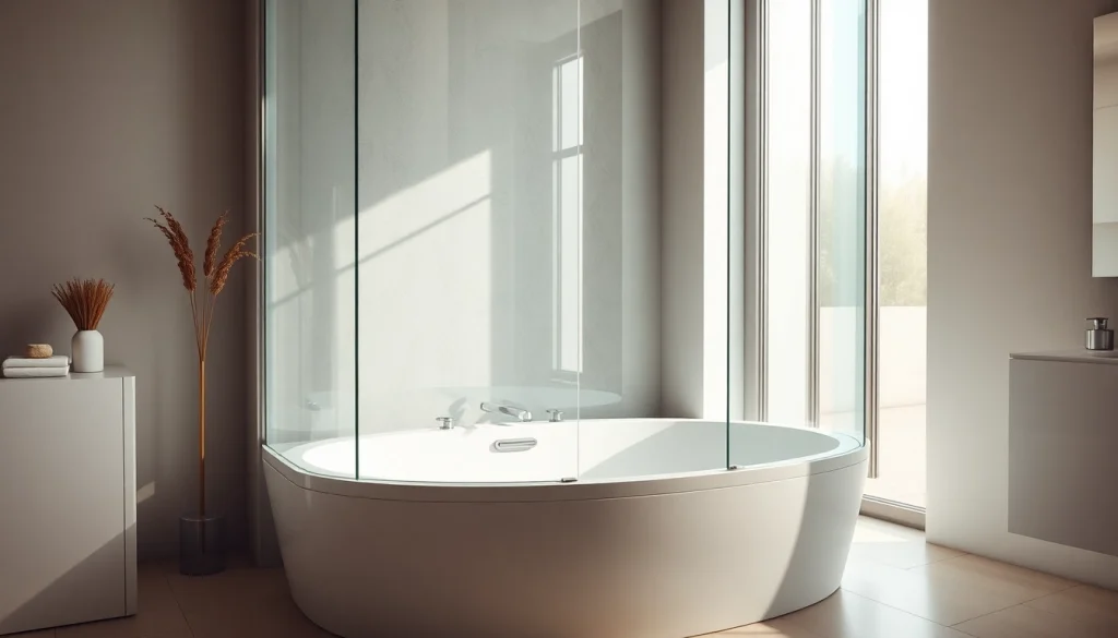 Installer une paroi de douche moderne dans une salle de bain élégante