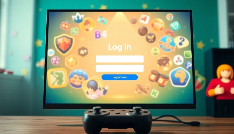 Masuk ke komengtoto login dengan antarmuka permainan online yang menarik dan modern.