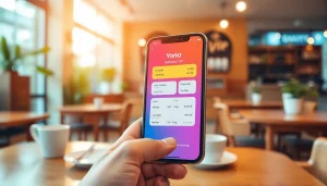 Explore the features of Yono vip app, showcasing a sleek digital banking interface.