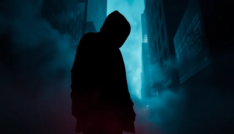 Engage with a gripping thriller book featuring a shadowy figure immersed in suspense.