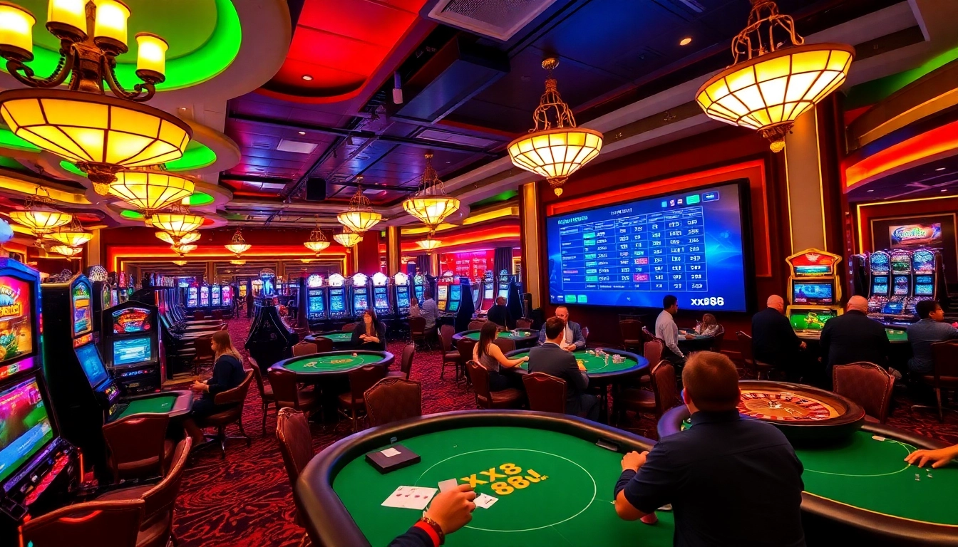 Experience the thrill of winning at https://xx88.bar/ with vibrant casino games and players in action.
