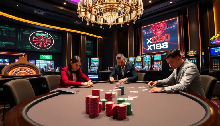 Join the thrilling poker game experience at https://xx88.promo/ with luxurious ambiance and professional players.